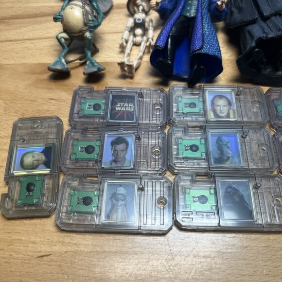 Lot of 15 Star Wars Episode 1 Phantom Figures Darth Sidious Maul Obi 3.75” 1998 - Picture 8 of 11